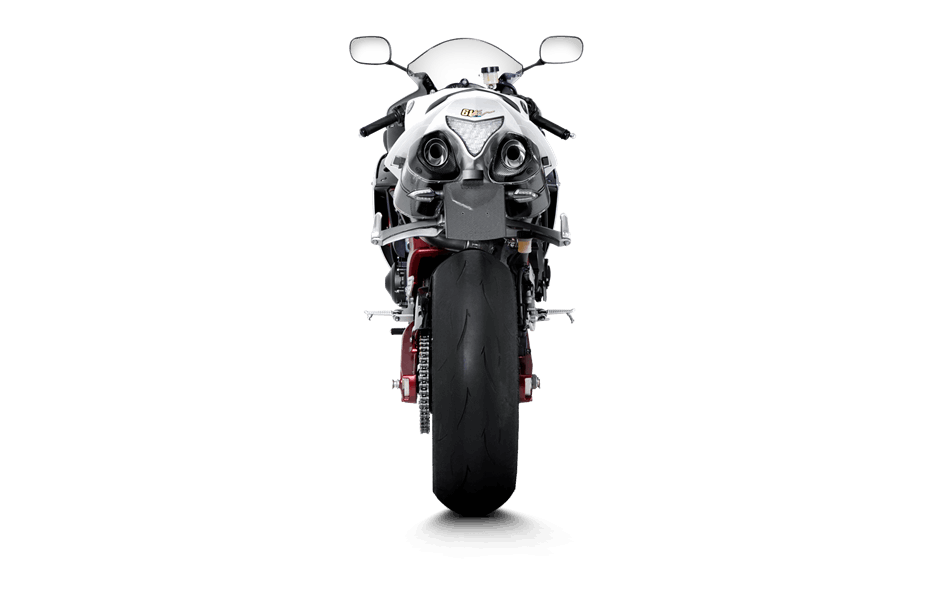 Akrapovic Slip-on Line Carbon Einddemper Set (L+R) met E-keur Yamaha YZF-R1 2009 - 2014